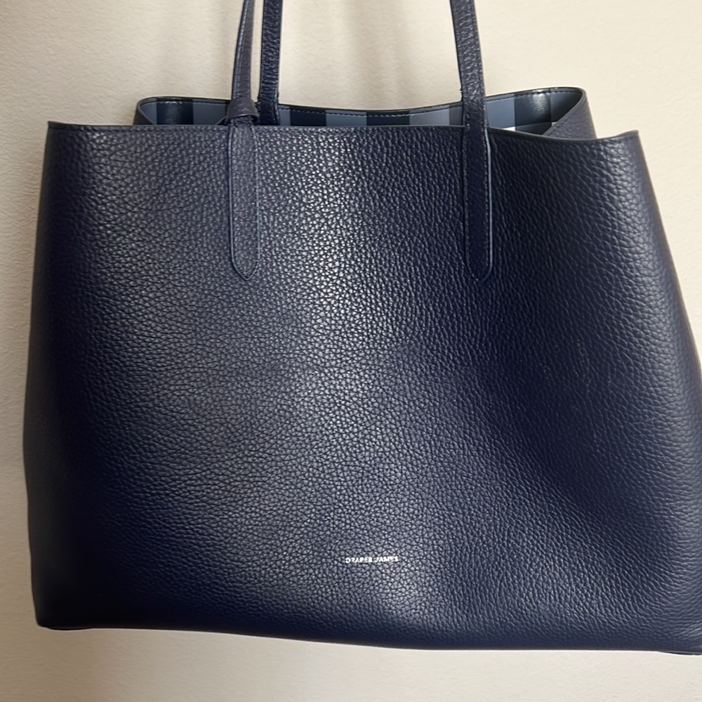 DRAPER JAMES REVERSIBLE LEATHER TOTE